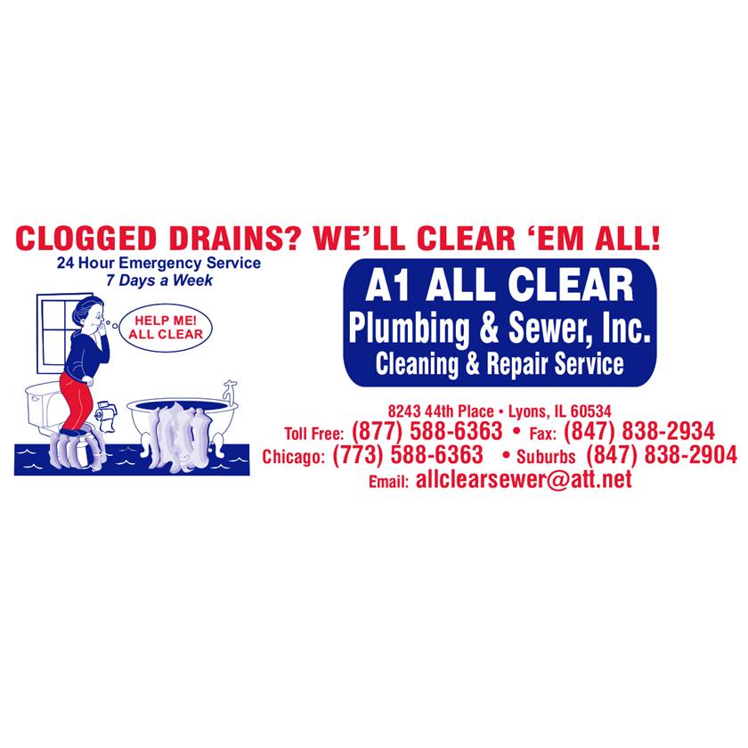 
<span>A1 All Clear Sewer & Plumbing, Inc.</span>
