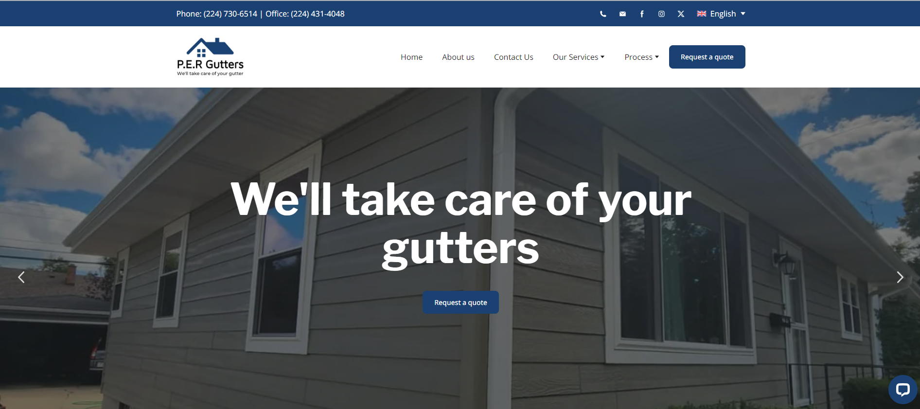 
<span>P.E.R Gutters, LLC</span>
